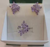 Серебряный комплект с аметистами, объявление на Татат