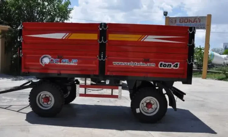 Сельскохозяйственный прицеп, 4 тонны, 4 шины