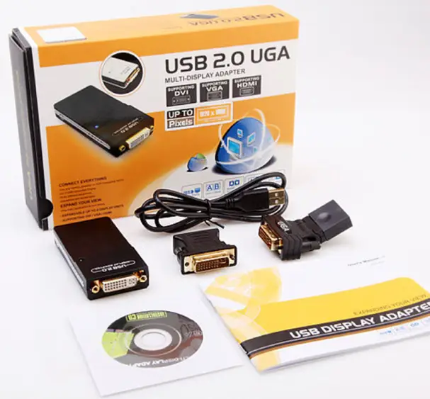 Внешняя видеокарта от USB до DVI совмест с вых VGA и HDMI, объявление на Татат
