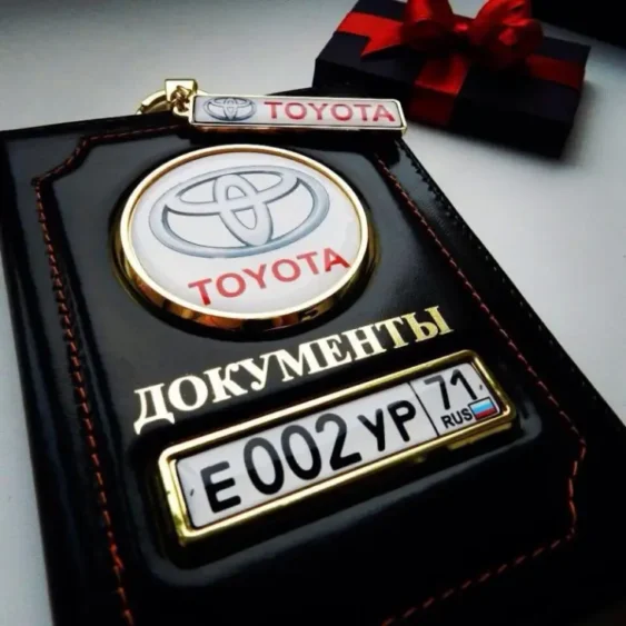 Обложка для авто документов из натуральной кожи