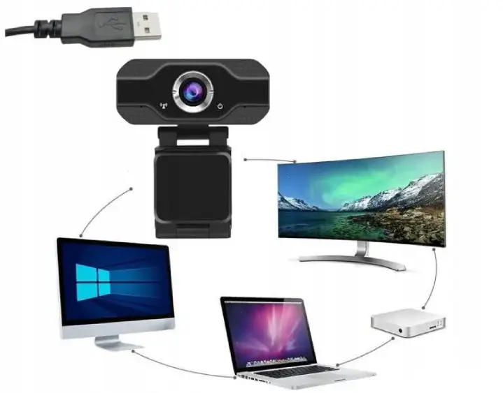 Веб-камера Web Cam Z08 Full HD 1080P