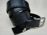 Ремень чёрный кожаный мужской, объявление на Татат