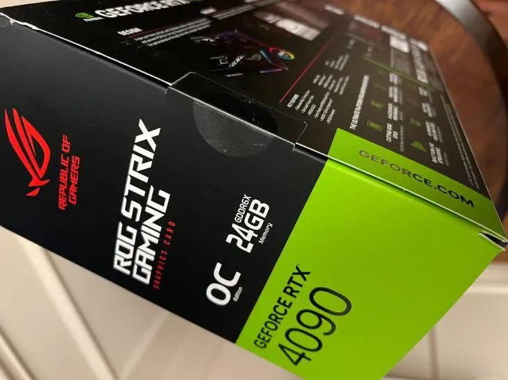 Asus Rog Strix GeForce RTX 4090 OC 24 ГБ
