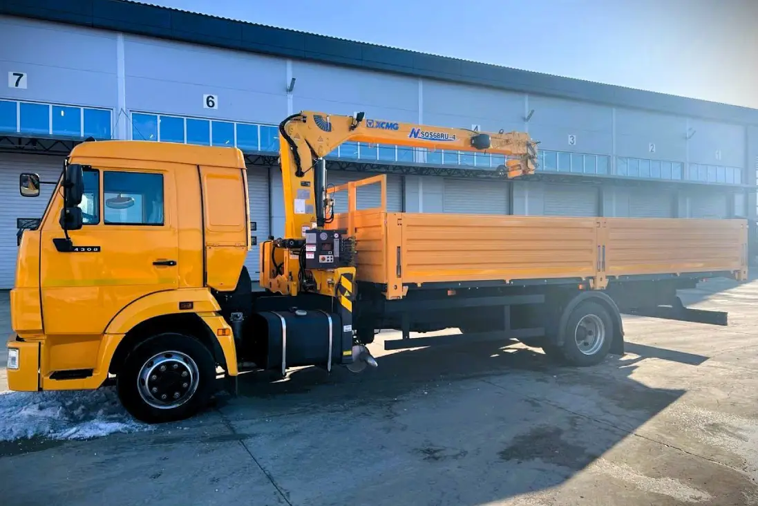 Бортовой КамАЗ 4308-3084-69 с КМУ XCMG SQS 68-4, объявление на Татат
