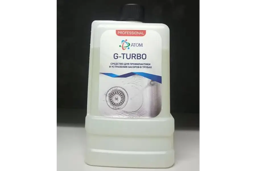 Эффективное средство G-Turbo для прочистки труб