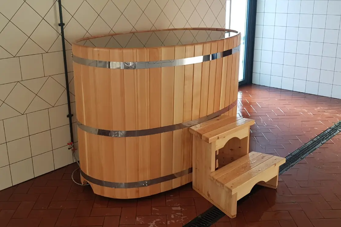 Купель для бани овальная